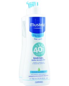 Mustela Duplo Descuento Babygel Baño de Espuma 750 ml