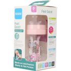 Biberón rosa de cristal Premium Mam recién nacido 170 ml