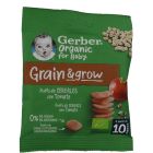 Gerber Organic Snack ecológico de cereales con tomate