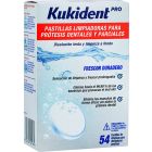 Kukident Pro Pastillas Limpiadoras para Prótesis 54 uds