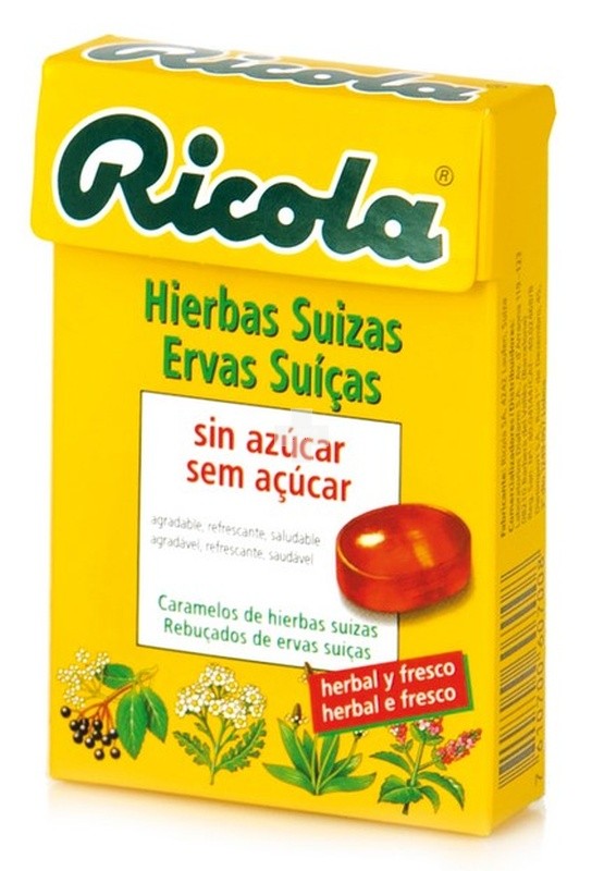 RICOLA CARAMELOS HIERBAS SUIZAS SIN AZUCAR 50 GR