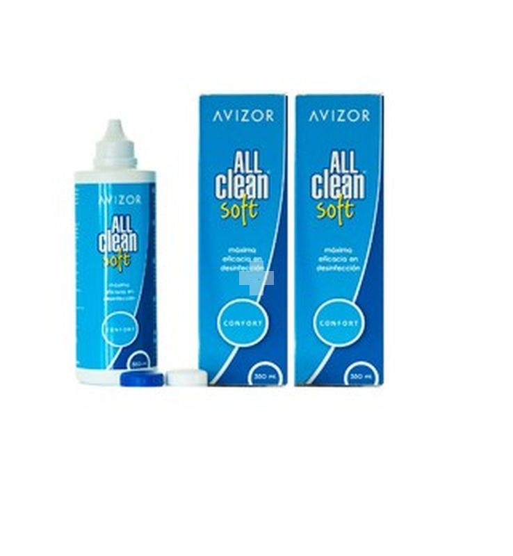 Avizor Solución Unica All Clean Pack 2X350ml