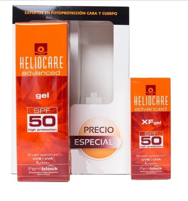 Pack Heliocare SPF50 Gel 200 ml + Heliocare Gel XF 50 ml