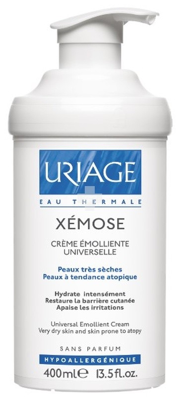 Uriage Xemose Crema Emoliente 400ml. Acción calmante para pieles muy secas y/o atópicas.