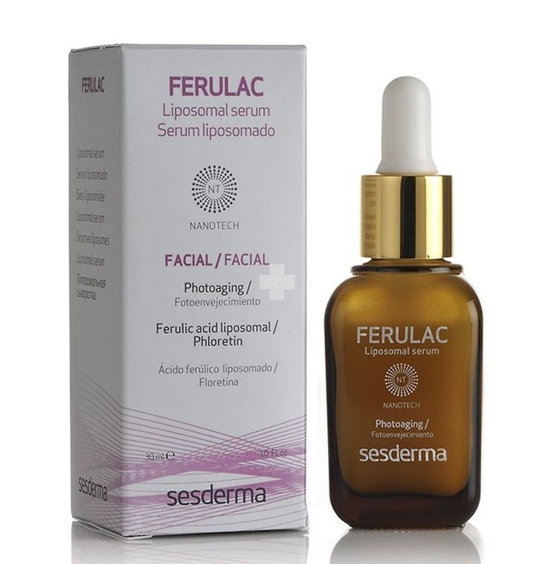 Liposomal Ferulac Sérum Antienvejecimiento 30 ml previene y trata los daños solares
