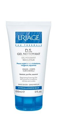Uriage D.S. Gel Limpiador 150 ml, suaviza y purifica la piel irritada y con rojeces