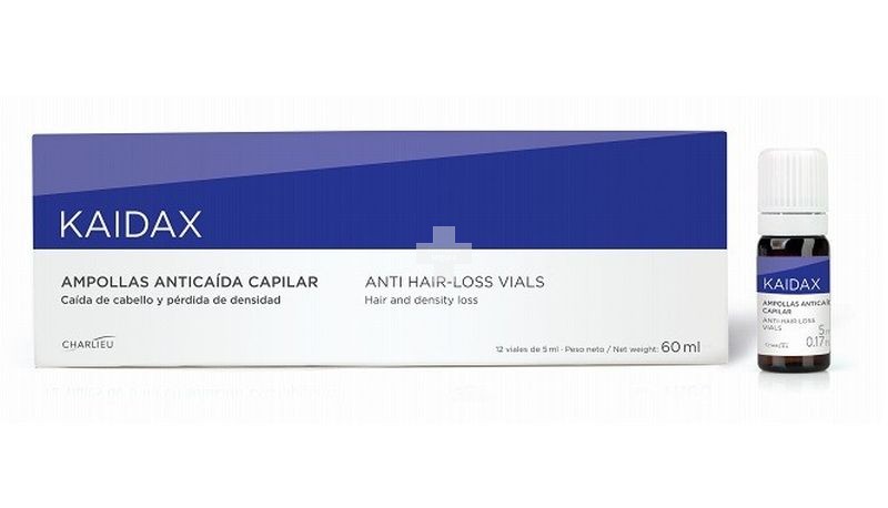 Kaidax Ampollas Anticaida Capilar. Ideal en el control y tratamiento de la caida del cabello.