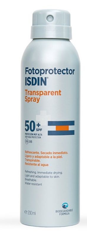 Fotoprotector Isdin Transparent Spray 50+ 200ml