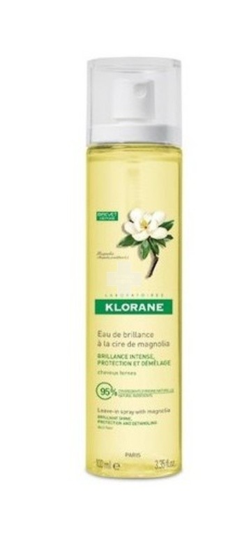 Klorane Agua de Brillo a la Cera de Magnolia 100 ml. Luminosidad para cabellos apagados.