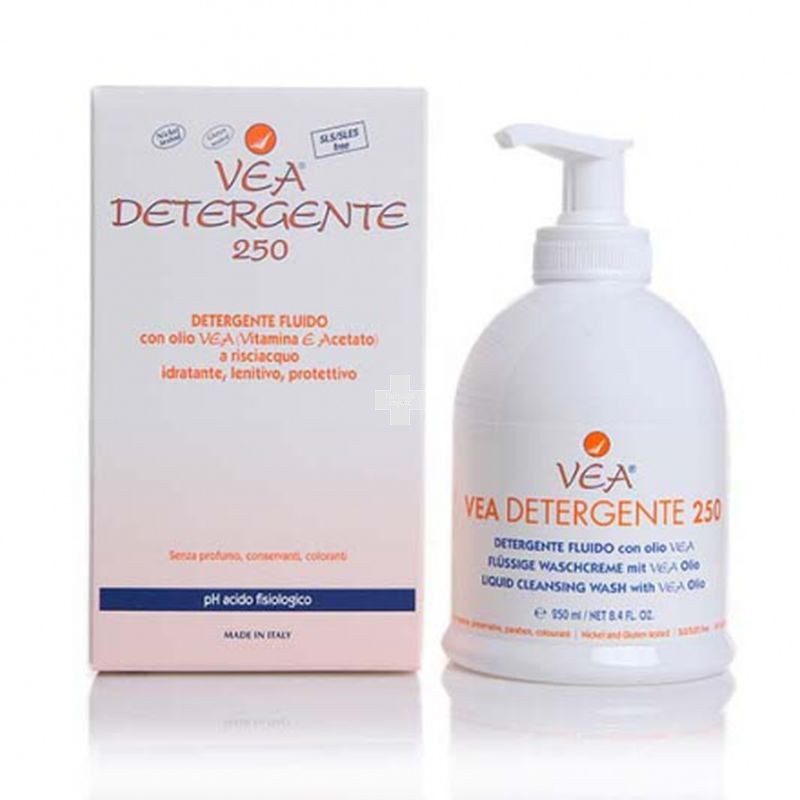 Vea Detergente 250 ml. Indicado para pieles delicadas, sensibles y/o enrojecidas.