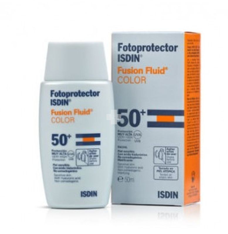 Fotoprotector Isdin Extrem F50+ Fusion Color 50ml. Ideal para utilizar como base de maquillaje.