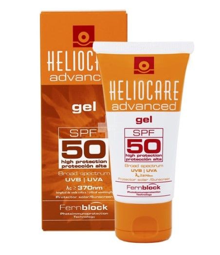 Heliocare Gel SPF 50 50 ml, textura ligera de rápida absorción, para todo tipo de pieles