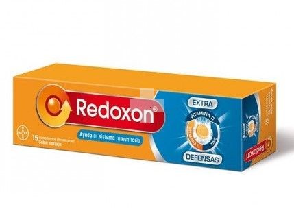 Redoxon Extra Defensas 15 comprimidos, especialmente desarrollado para ayudar al sistema inmune