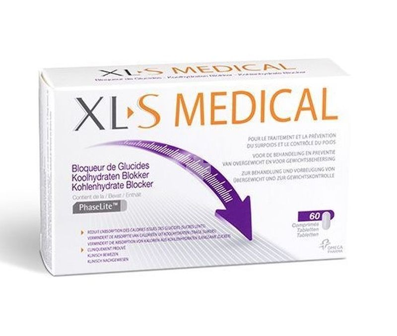 XLS Medical Carboblocker 60 Comprimidos. Tratamiento y prevención de la obesidad.