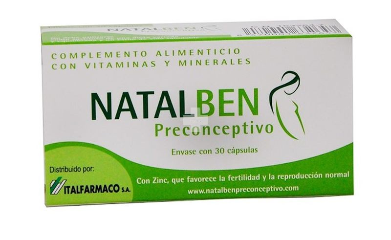 Natalben Preconceptivo 30 cápsulas