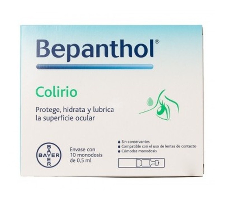 Bepanthol Colirio Estéril 10 Monodosis 0.5 ml