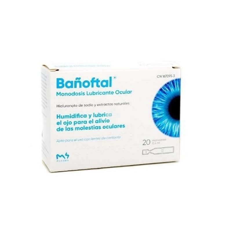 Bañoftal Lubricante Ocular 20 monodosis 0.4 ml