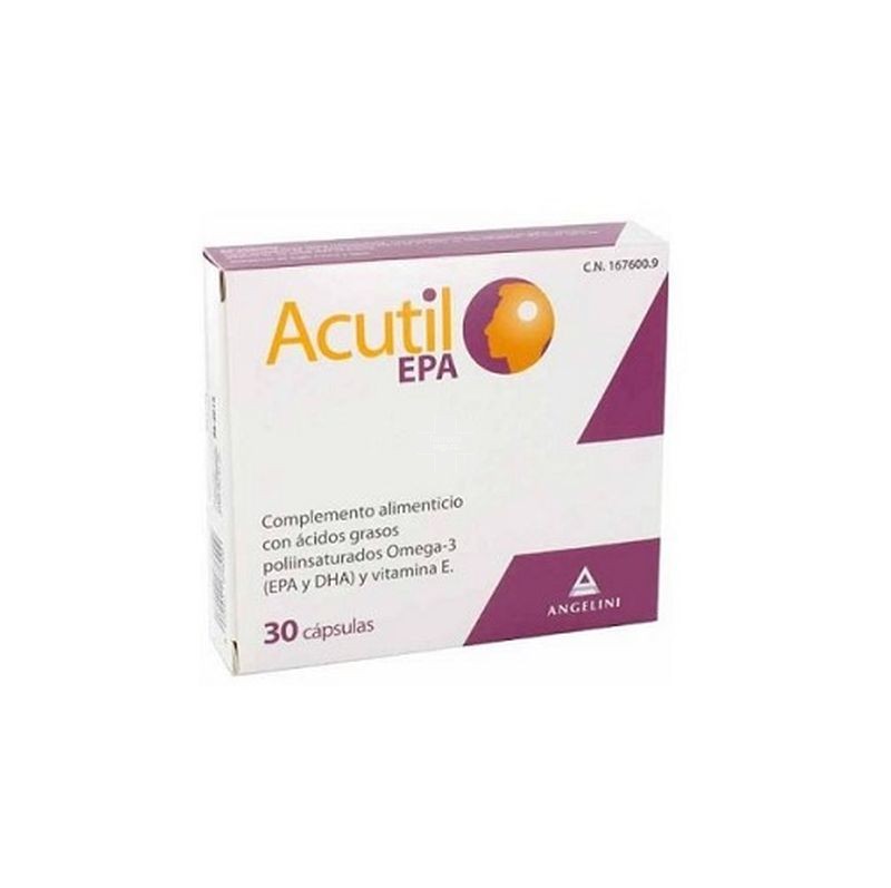 Acutil Epa 30 Cápsulas, con ácidos grasos poliinsaturados