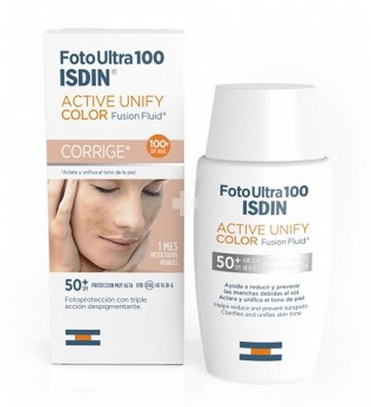 Fotoultra 100 Isdin AC 100+ 50ml. Ayuda a reducir y prevenir las alteraciones pigmentarias debidas al sol.