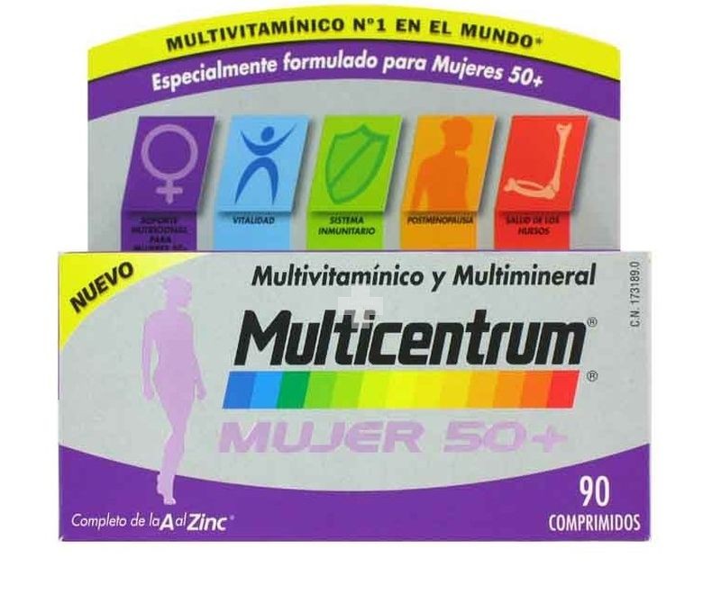 Multicentrum Mujer 50 + 90 comprimidos 