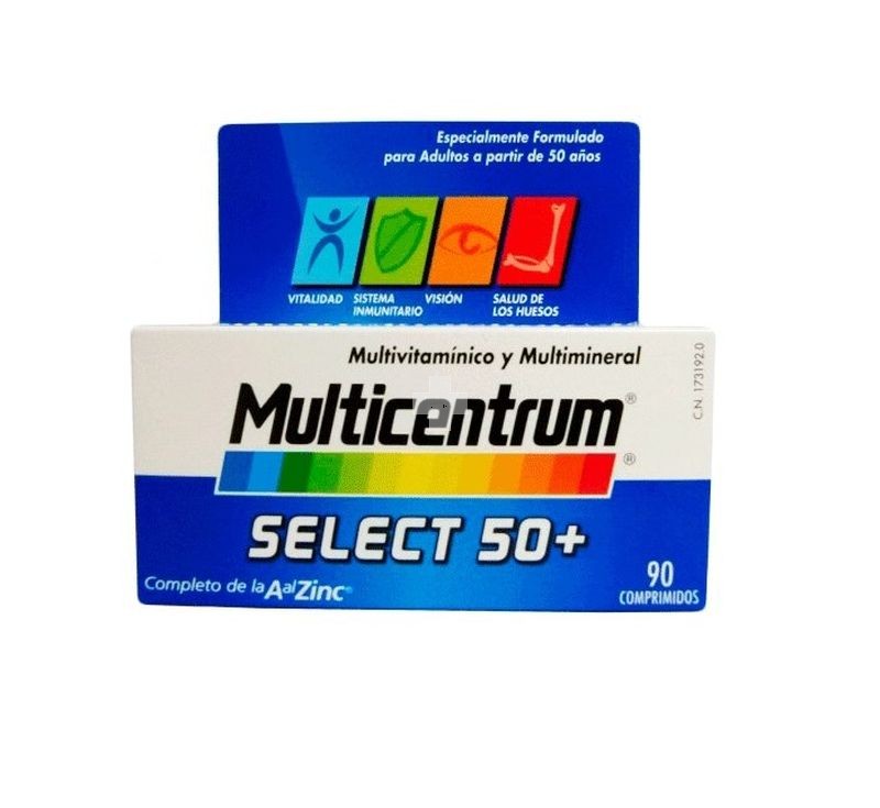 Multicentrum Select 50 + 90 comprimidos 