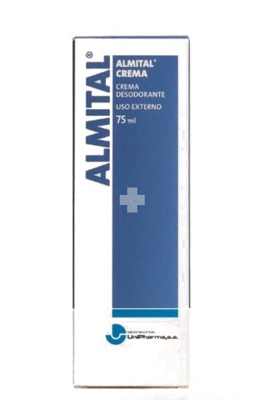 Almital Neo Crema 75 ml alivio de la sudoración excesiva y del mal olor corporal