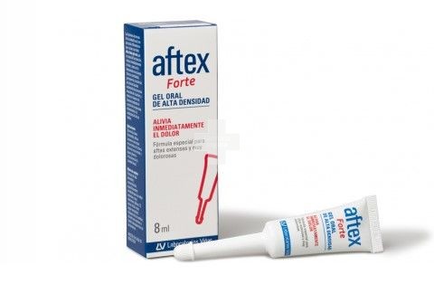 Aftex Forte Gel Oral 8 ml, reduce el dolor y acelera la curación de las úlceras bucales
