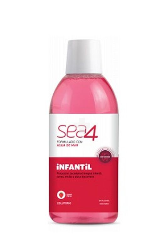 Colutorio Sea4 Junior 250 ml protección integral de dientes y encías
