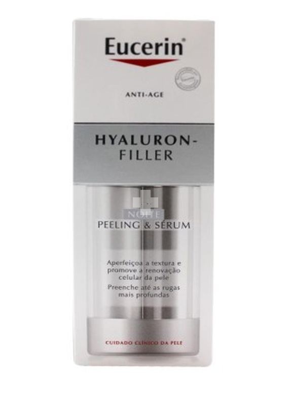 Eucerin Hyaluron Filler noche PEELING & SERUM 30 ml renovación celular y relleno de arrugas