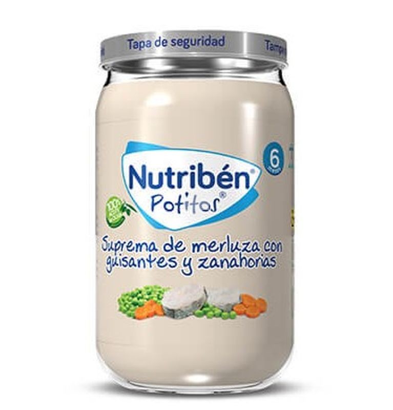 Nutribén Potito Merluza con Verduras 235 g
