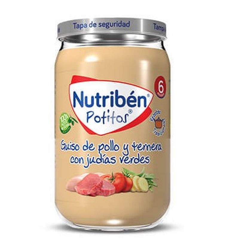 Nutribén Potito Pollo Ternera Casera 235 g