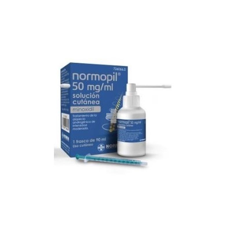 Normopil 50 mg /ml Solución Cutanea - 1 Frasco De 90 ml