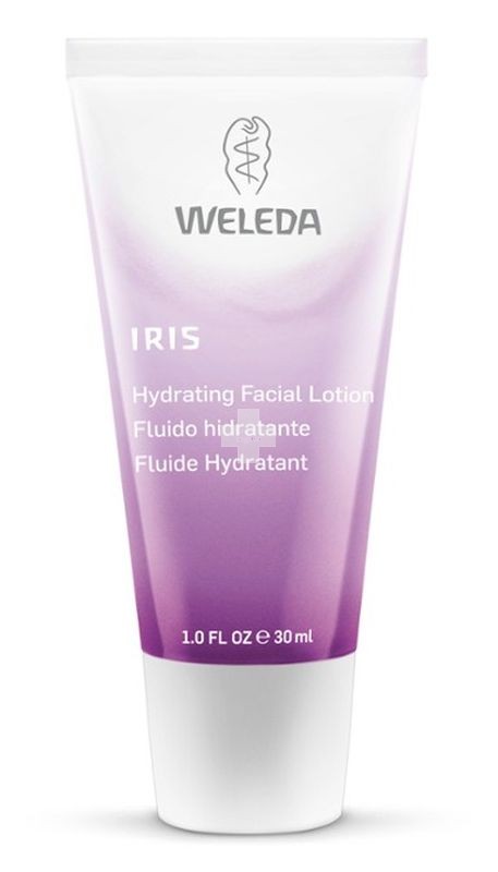 Weleda iris fluido Hidratante 30ml, piel luminosa hidratada y aterciopelada