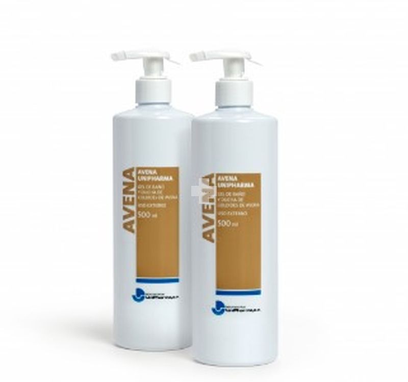 Avena Unipharma Solución 500ml. Propiedades hidratantes y emolientes.