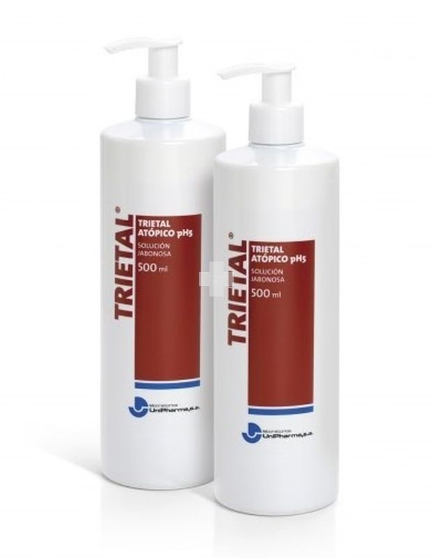 Trietal Atópico Solución jabonosa 500 ml para la piel seca, sensible e irritada