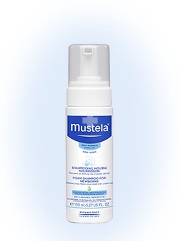 Mustela Champú Recién Nacido 150 ml. Ideal para prevenir la costra láctea desde el nacimiento.