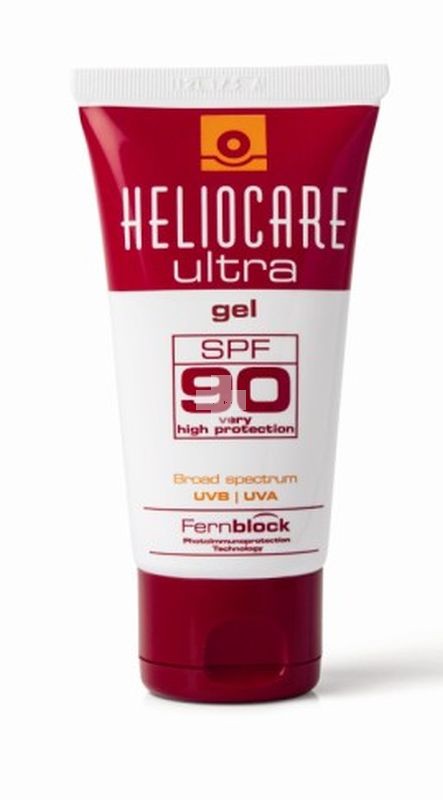 Heliocare Ultra 90 Gel 50 ml, rápida absorción, sin aspecto blanquecino y alta protección solar