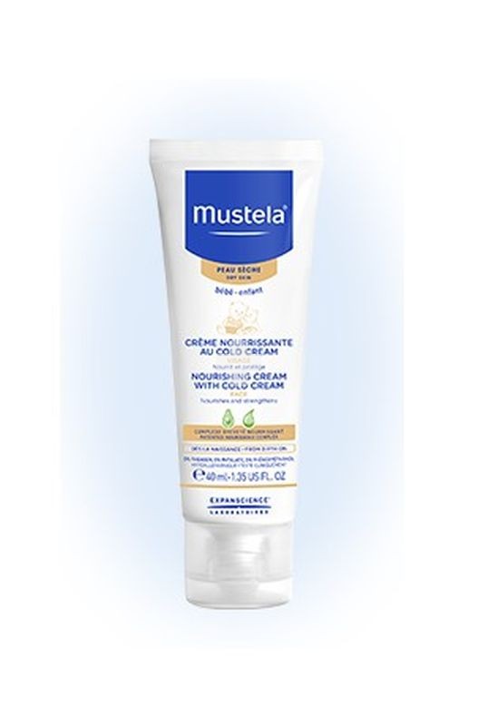 Mustela Crema Nutritiva Al Cold Cream 40 ml. Hidrata de forma inmediata la piel seca de la cara de bebés y niños.