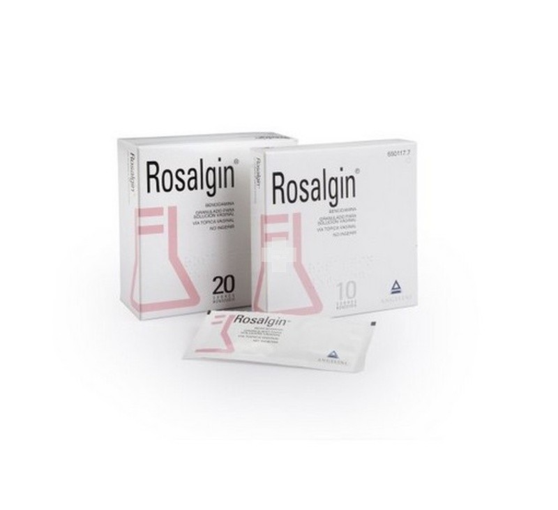 Rosalgin 500 mg granulado Para Solución Vaginal - 20 Sobres