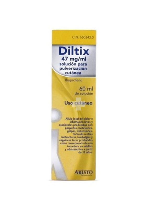 Diltix 47 mg /ml Solución Para Pulverización Cutánea - 1 Frasco De 60 ml