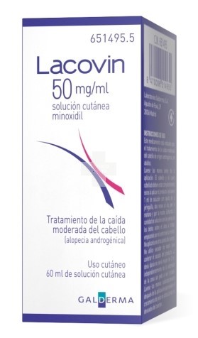 Lacovin 50 mg /ml Solución Cutánea - 1 Frasco De 60 ml