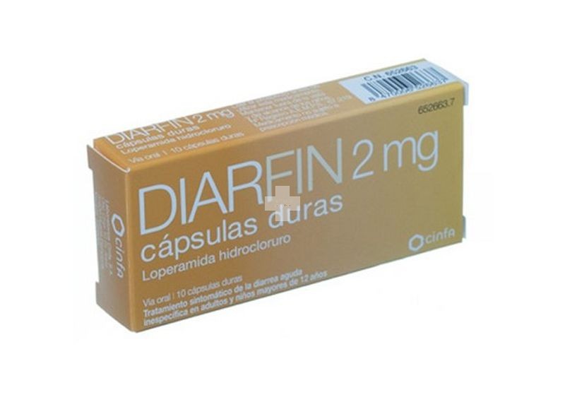 DIARFIN 2 mg CAPSULAS DURAS , 10 cápsulas