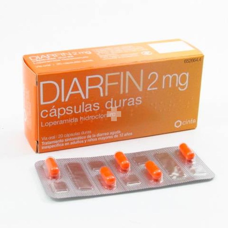 Diarfin 2 mg Capsulas Duras - 20 Cápsulas