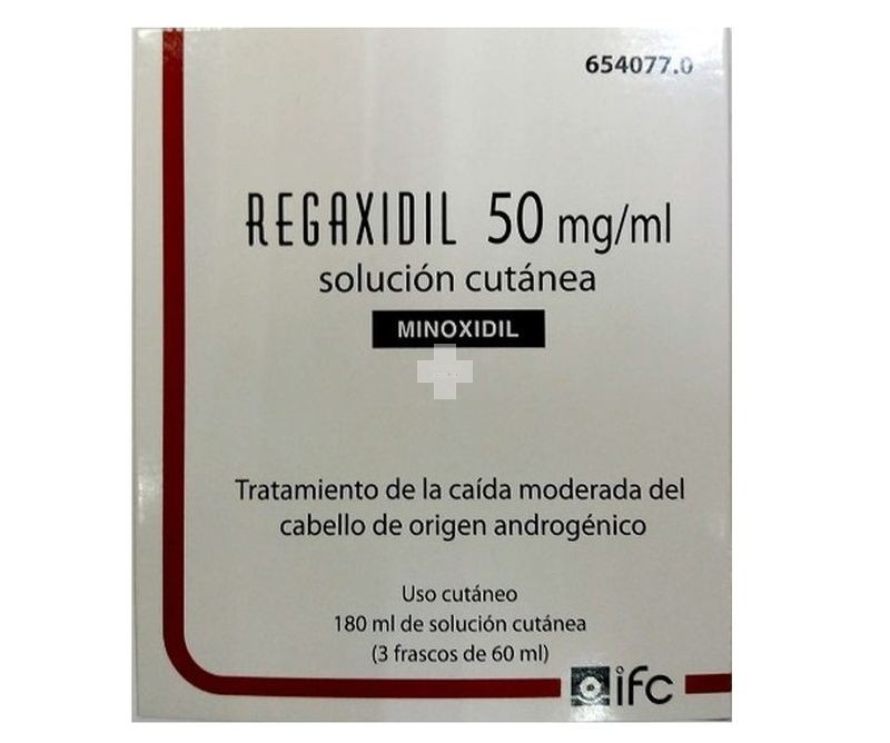 Regaxidil 50 mg /ml Solución Cutanea - 3 Frascos De 60 ml