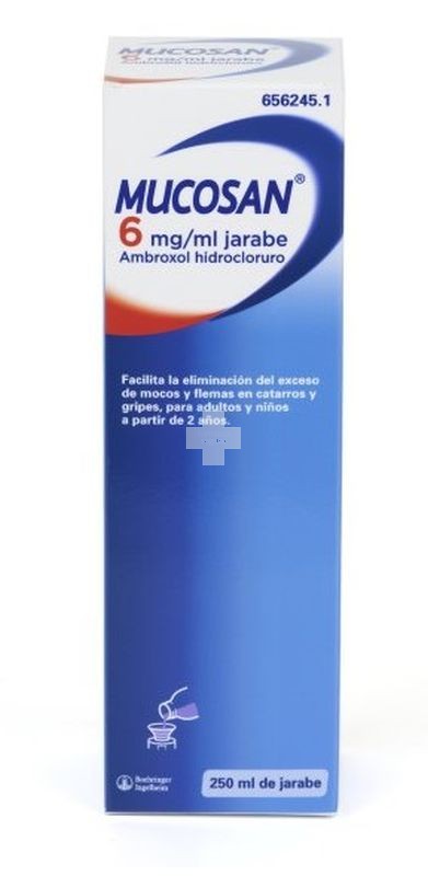 Mucosan 6 mg /ml Jarabe - 1 Frasco De 250 ml