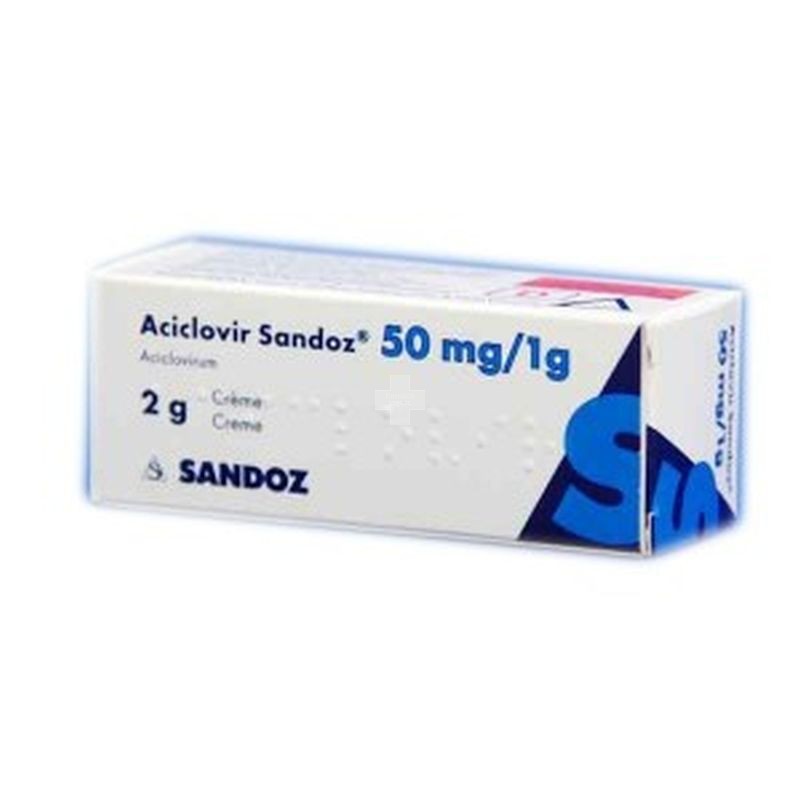 Aciclovir Sandoz Care 50 mg/G Crema - 1 Tubo De 2 g