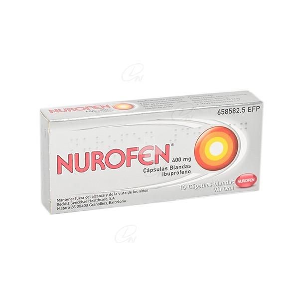 Nurofen Rapid 400 mg Capsulas Blandas - 10 Cápsulas