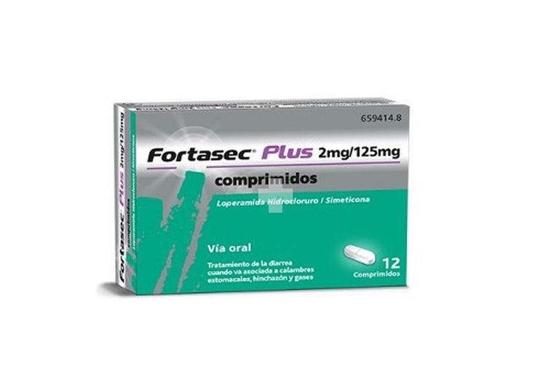 Fortasec Plus 2 mg/ 125 mg Comprimidos - 12 Comprimidos