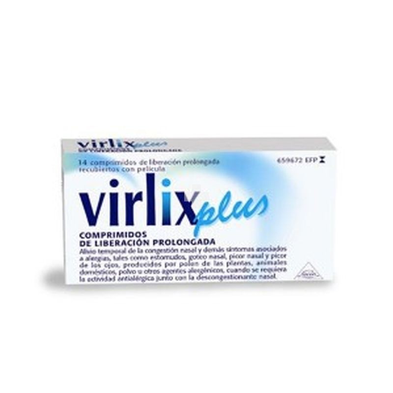 Virlix Plus Comprimidos De Liberacion Prolongada - 14 Comprimidos