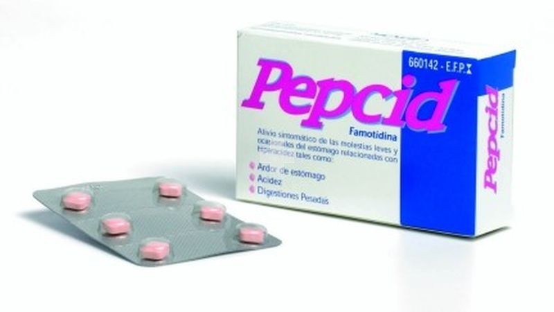 Pepcid 10 mg Comprimidos Recubiertos - 12 Comprimidos
